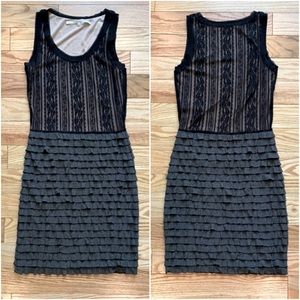 Rachel Roy Lace Bodice/Ruffles Skirt Tank Dress